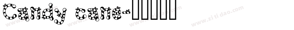 Candy cane字体转换